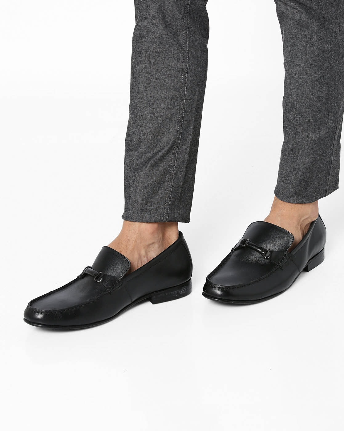 Black Formal Leather Shoes for Men